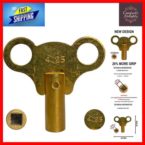 Durable brass radiator bleed - durable,