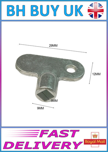 Radiator bleed keys 5x5mm - 2,