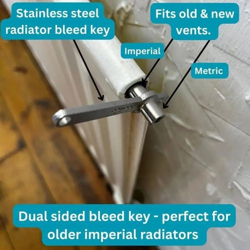 Radiator key stainless steel - key,