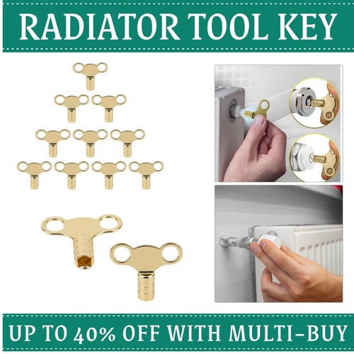 Radiator bleed key brass - radiator,